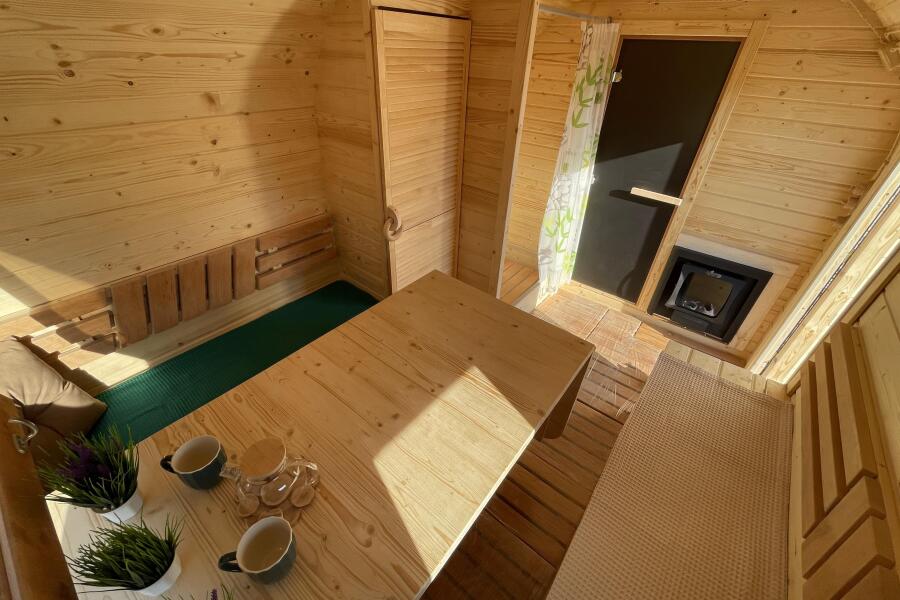 Квадро-Хаус Баня 6 м, 2 отделения. Цвет Walnut, фото 13