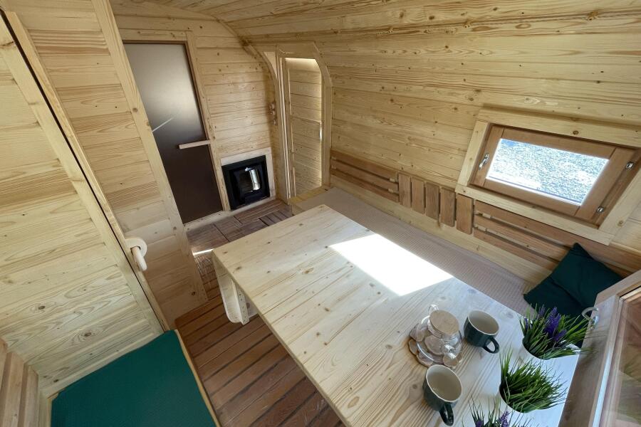 Квадро-Хаус Баня 6 м, 2 отделения. Цвет Walnut, фото 14