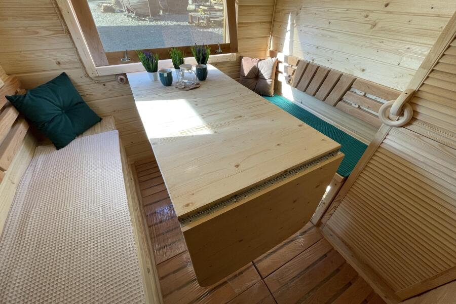 Квадро-Хаус Баня 6 м, 2 отделения. Цвет Walnut, фото 16