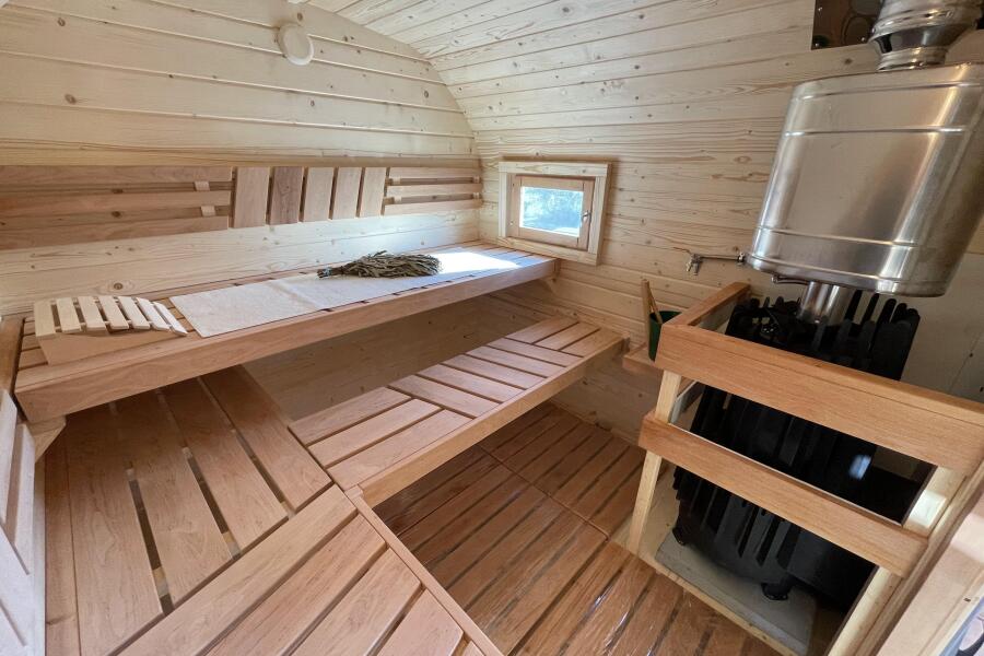 Квадро-Хаус Баня 6 м, 2 отделения. Цвет Walnut, фото 20