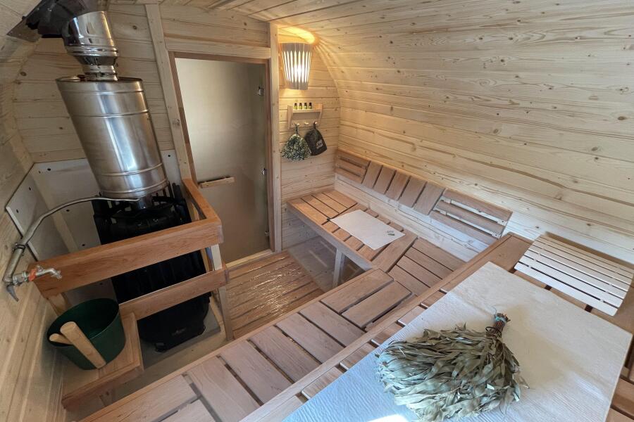 Квадро-Хаус Баня 6 м, 2 отделения. Цвет Walnut, фото 22