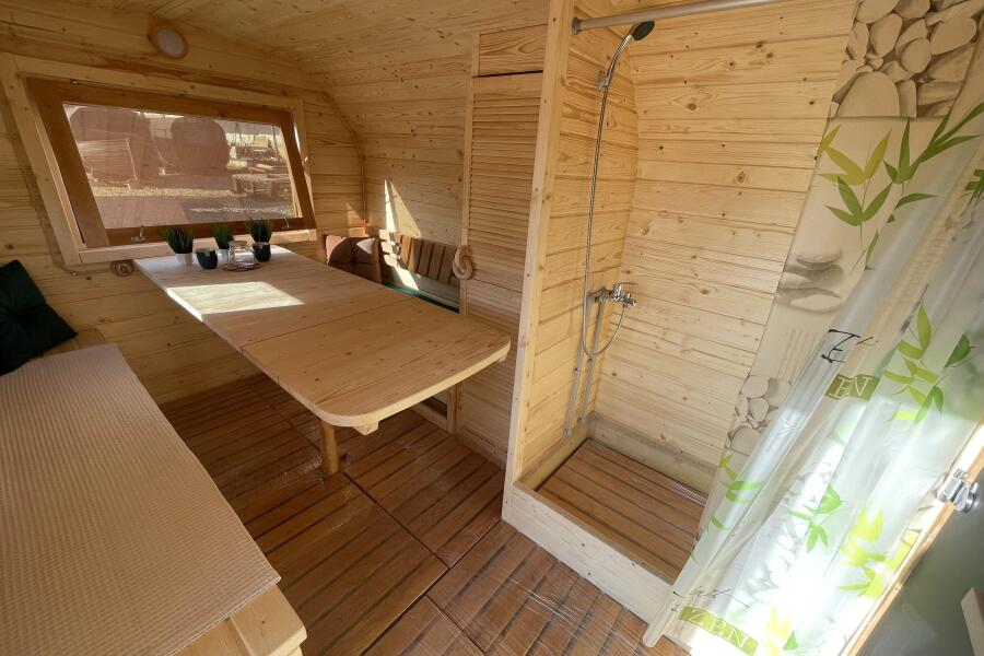 Квадро-Хаус Баня 6 м, 2 отделения. Цвет Walnut, фото 24