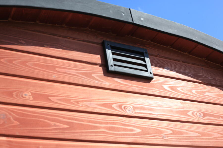 Баня Квадро-Хаус 6м, 2 отделения, со спальным местом и душевой, фото 7