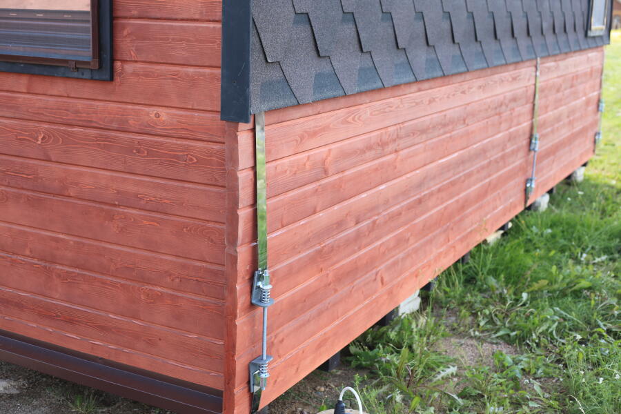 Баня Квадро-Хаус 6м, 2 отделения, со спальным местом и душевой, фото 11