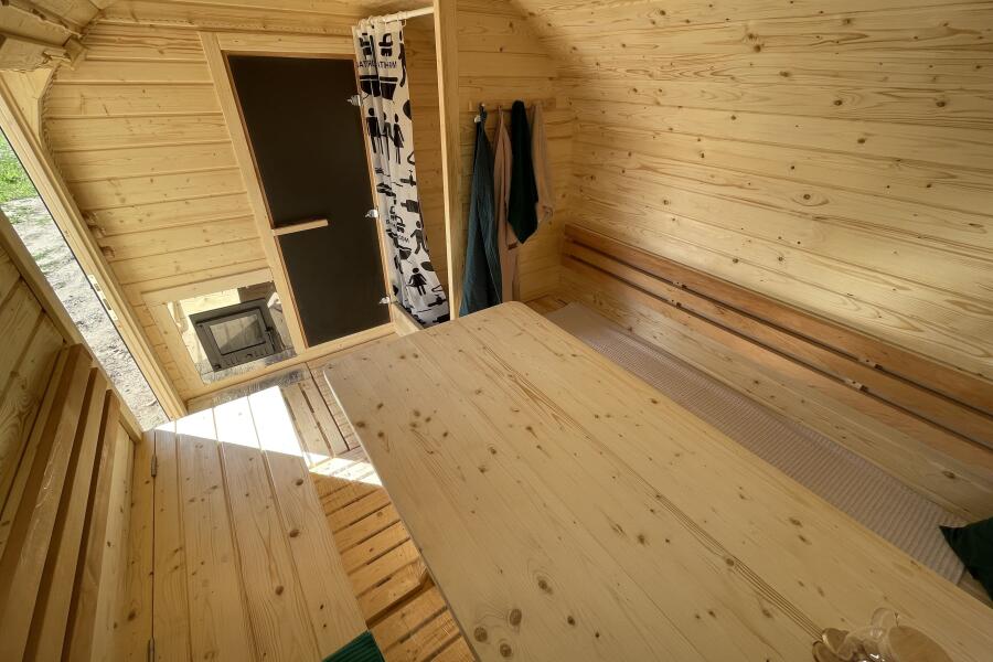 Баня Квадро-Хаус 6м, 2 отделения, со спальным местом и душевой, фото 17