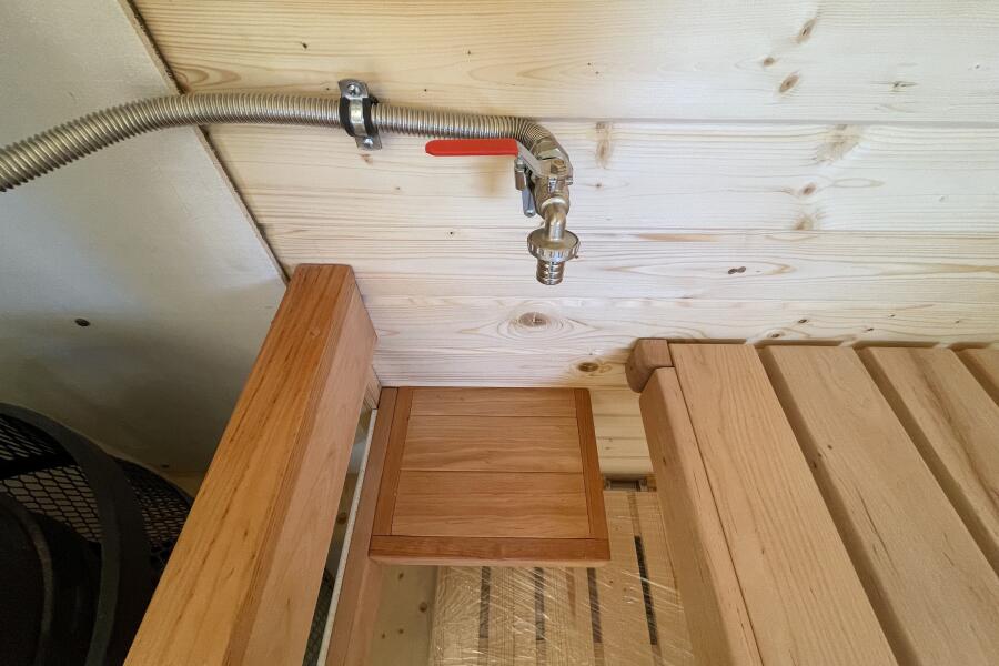 Баня Квадро-Хаус 6м, 2 отделения, со спальным местом и душевой, фото 27