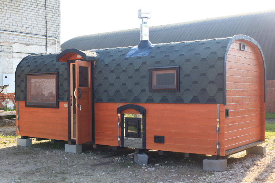 Баня Квадро-хаус 6 м, с подсветкой и спальным местом, фото 2