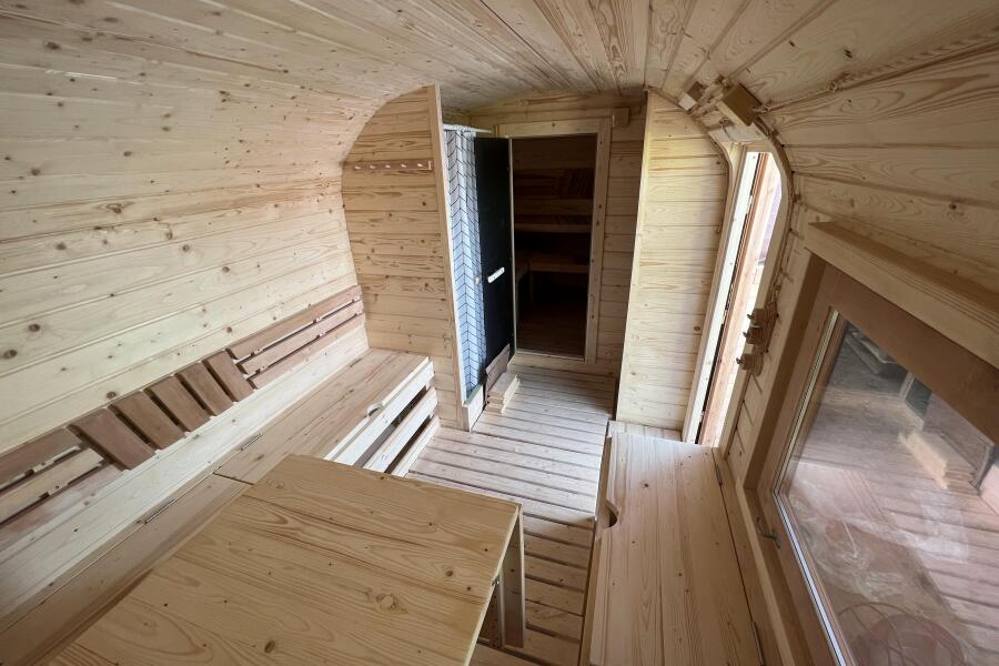 Баня Квадро-хаус 6 м, с подсветкой и спальным местом, фото 18