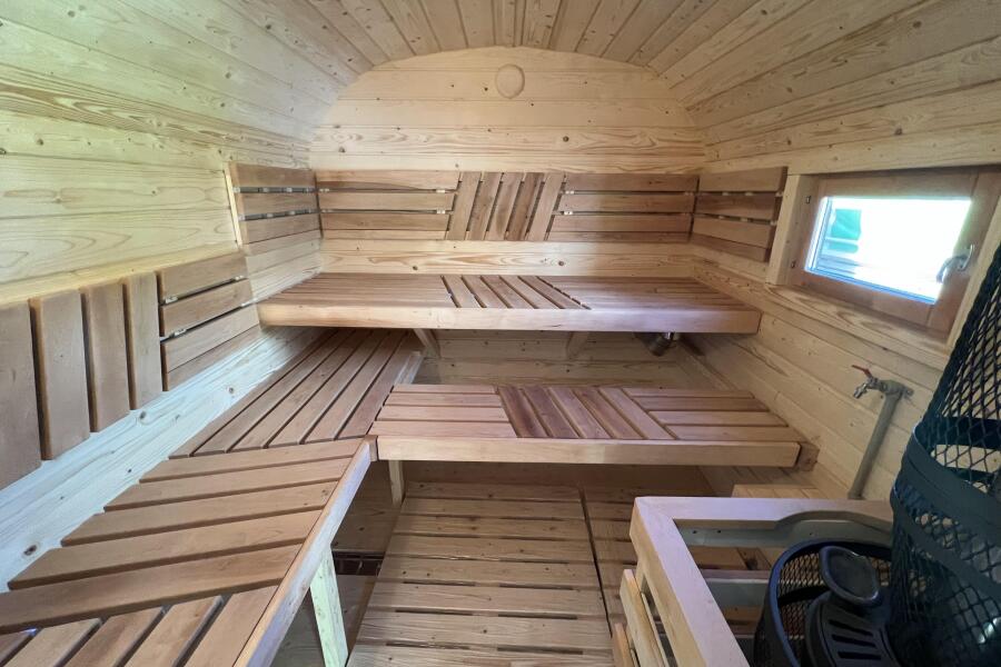 Баня Квадро-хаус 6 м, с подсветкой и спальным местом, фото 27