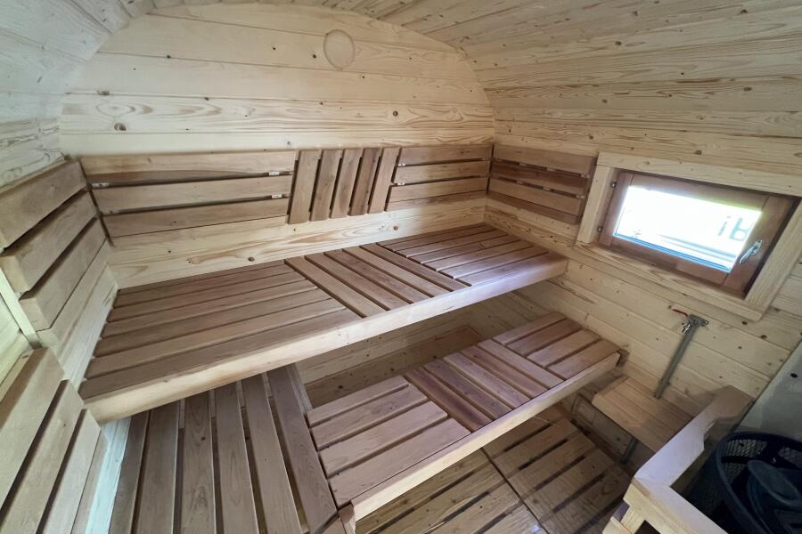 Баня Квадро-хаус 6 м, с подсветкой и спальным местом, фото 31