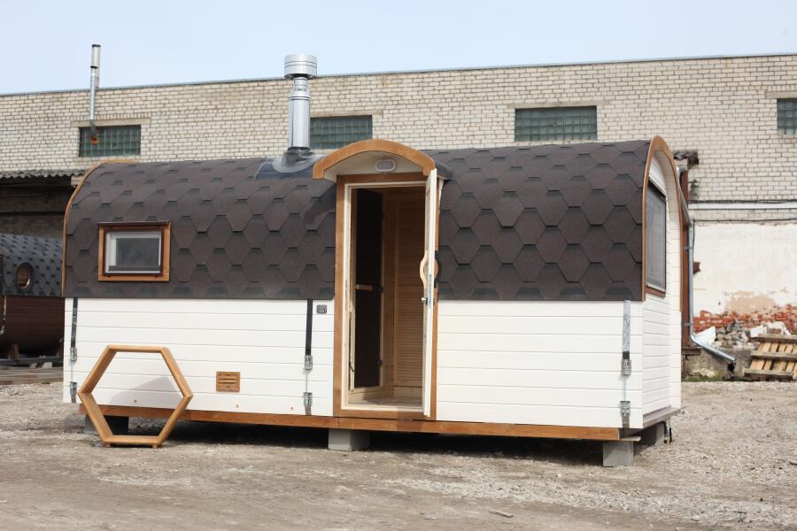 Баня Квадро-Хаус 5 м, Цвет Крим белоснежный, фото 2