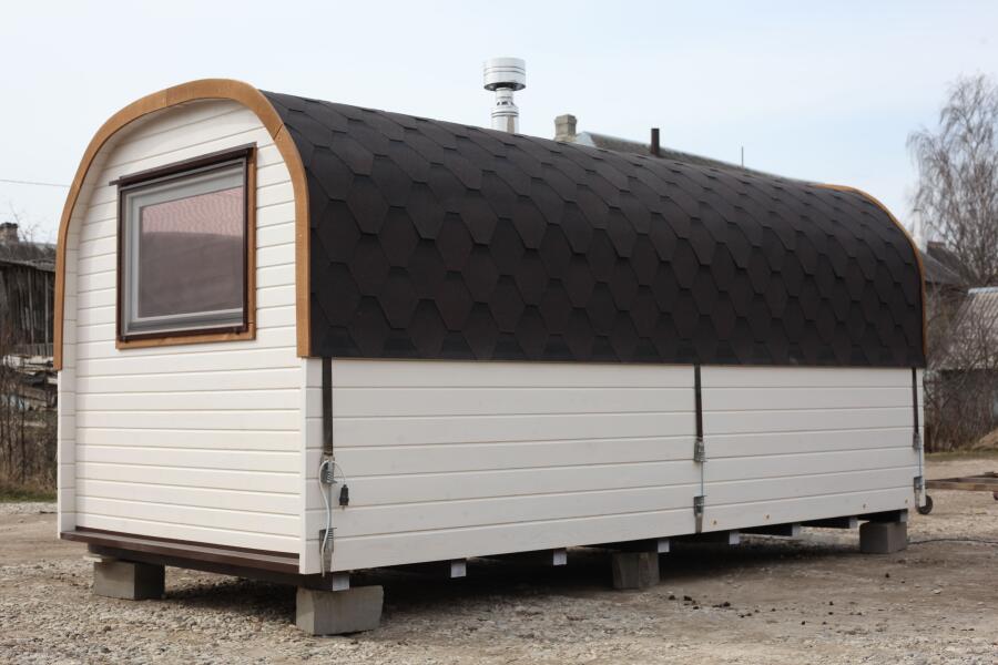 Баня Квадро-Хаус 5 м, Цвет Крим белоснежный, фото 3