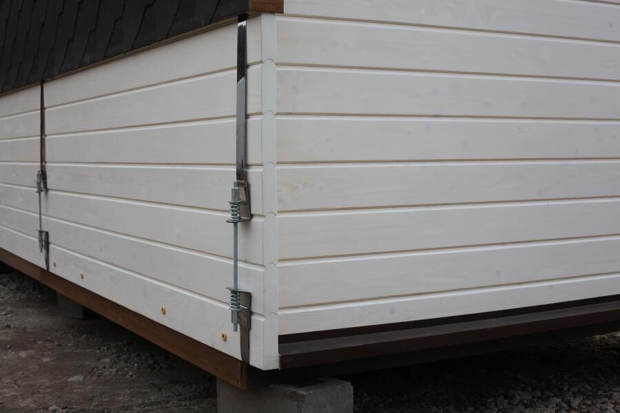 Баня Квадро-Хаус 5 м, Цвет Крим белоснежный, фото 9