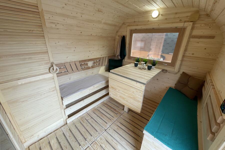 Баня Квадро-Хаус 5 м, Цвет Крим белоснежный, фото 10