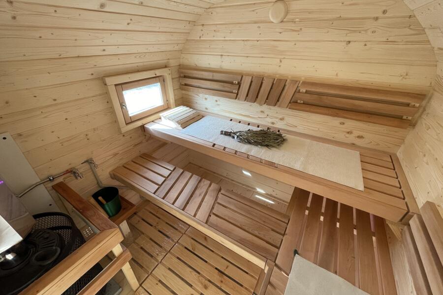 Баня Квадро-Хаус 5 м, Цвет Крим белоснежный, фото 20