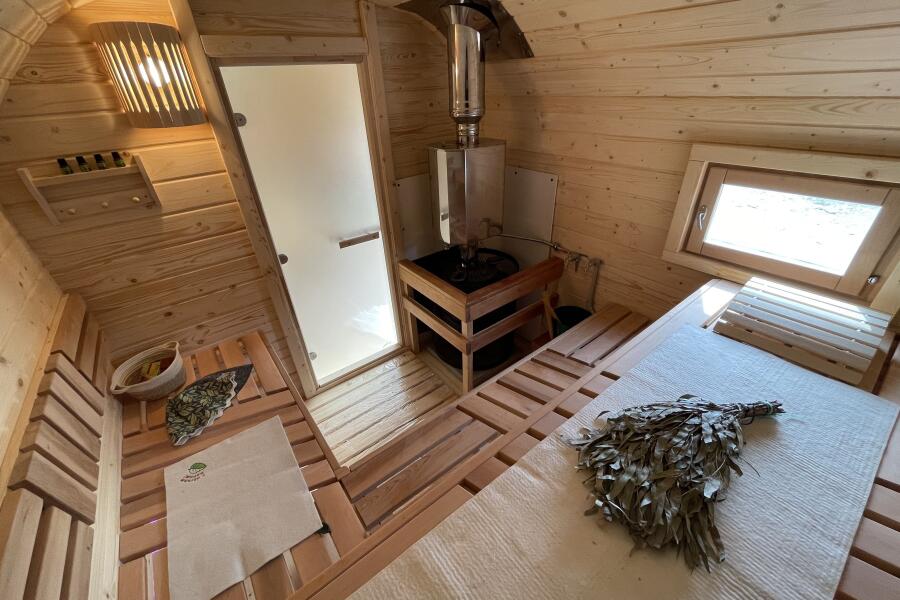 Баня Квадро-Хаус 5 м, Цвет Крим белоснежный, фото 21