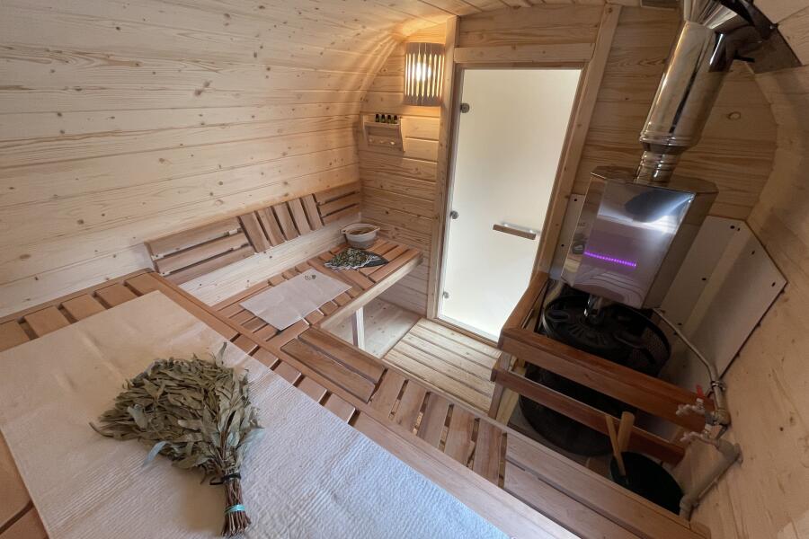 Баня Квадро-Хаус 5 м, Цвет Крим белоснежный, фото 22