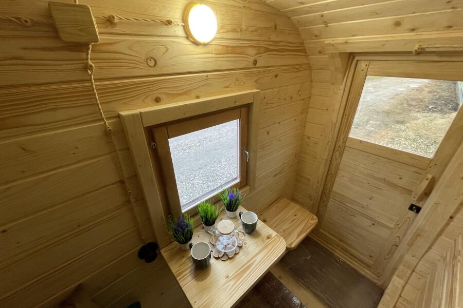 Баня Квадро 3,5 м, 2 отделения, с полупанорамным окном, фото 18