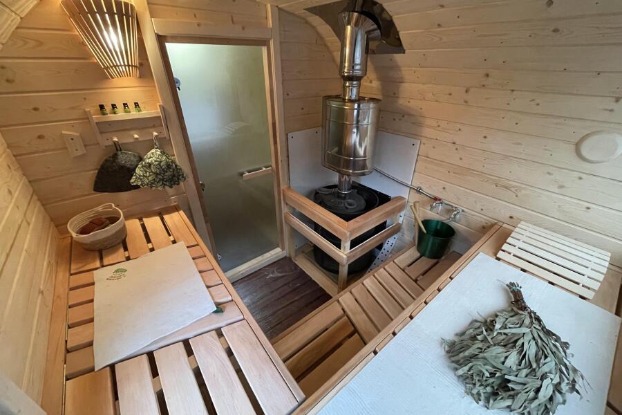 Баня Квадро 3,5 м, 2 отделения, с полупанорамным окном, фото 21