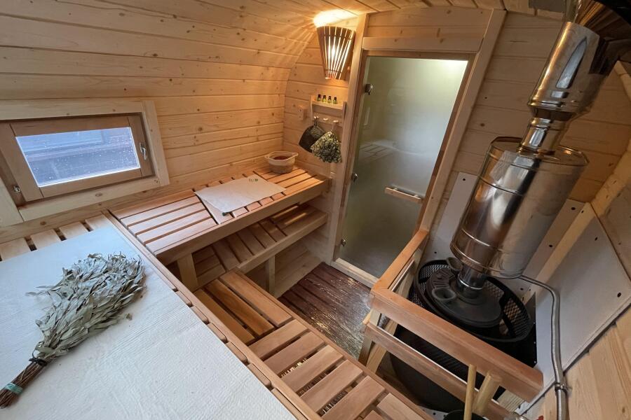 Баня Квадро 3,5 м, 2 отделения, с полупанорамным окном, фото 22