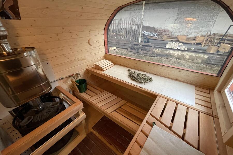 Баня Квадро 3,5 м, 2 отделения, с полупанорамным окном, фото 23