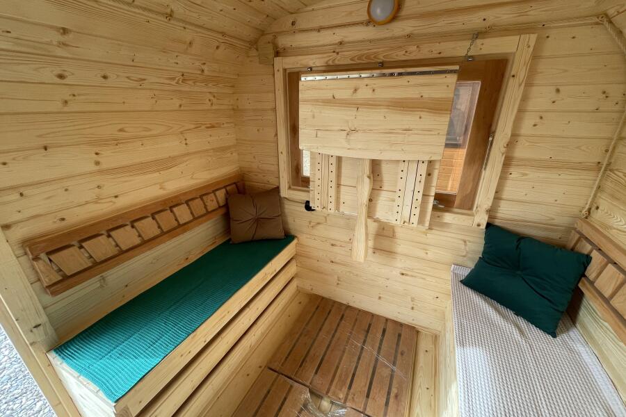 Баня Квадро 5 м, два отделения, подсветка внутри, фото 19
