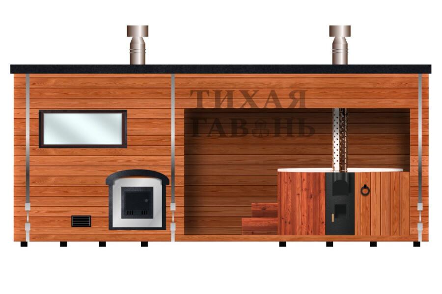 Банный комплекс Парус 2 в 1, фото 2