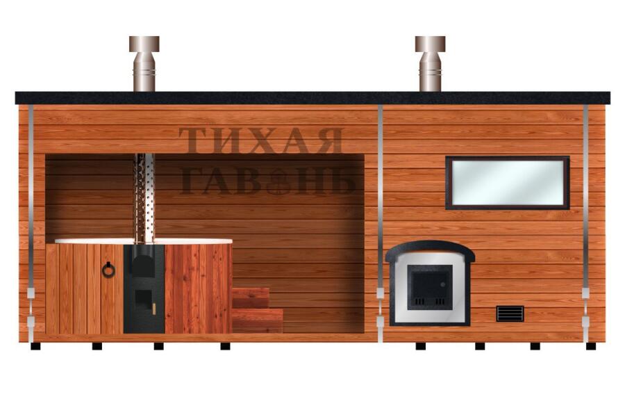 Банный комплекс Парус 2 в 1, фото 3