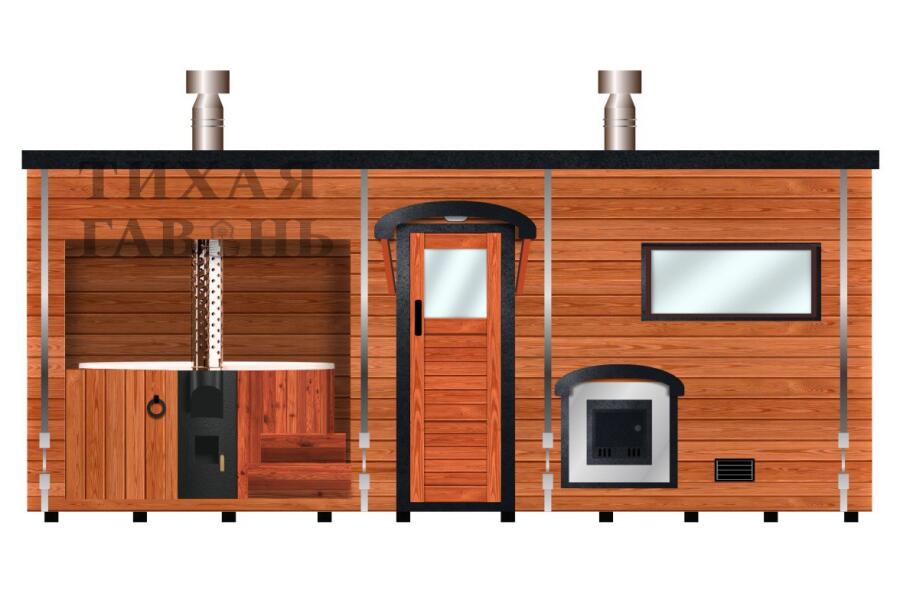 Банный комплекс Парус 3 в 1, фото 3