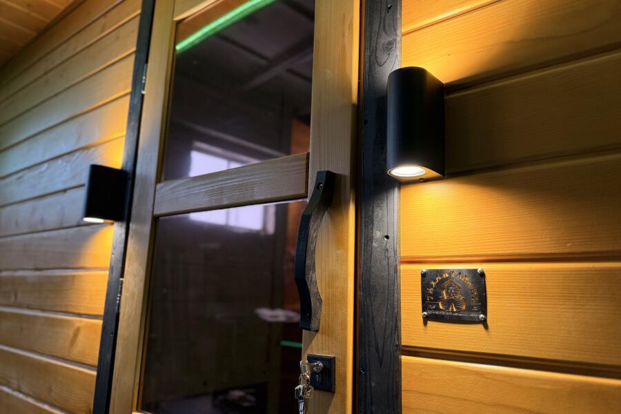 Баня овальная 3*6 метра с панорамным куполом и душевой , фото 23