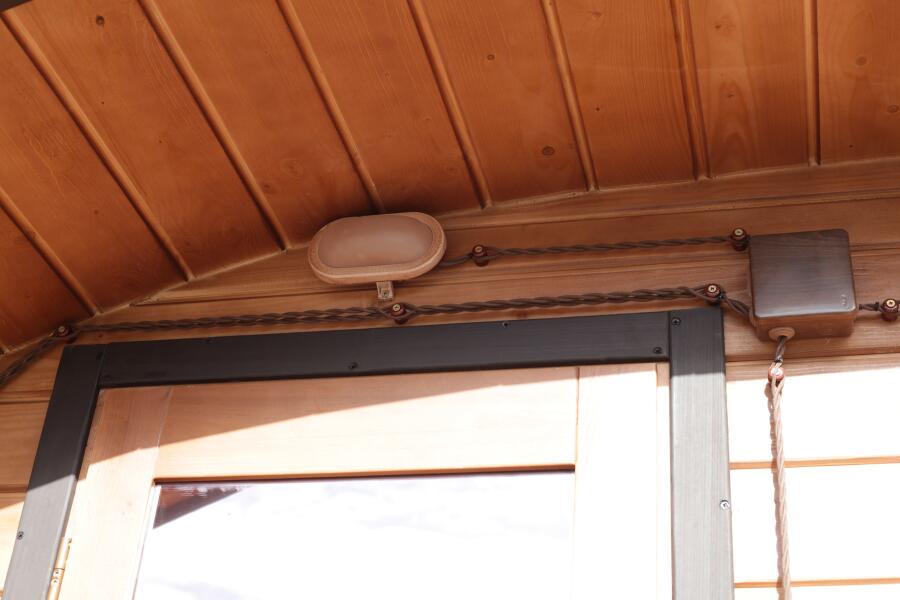 Баня овальная с панорамным куполом 2,4*4 м, две комнаты, фото 16