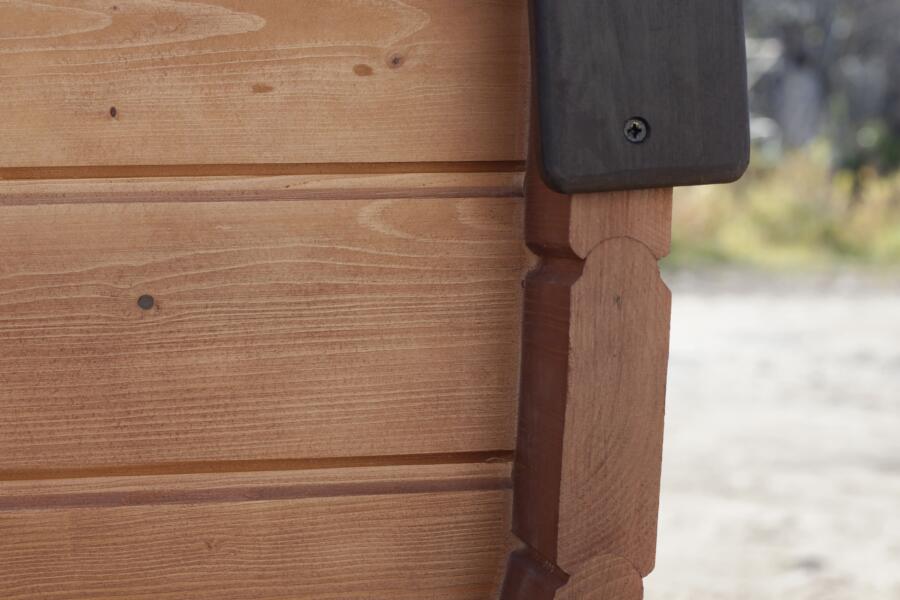 Баня овальная с панорамным куполом 2,4*4 м, две комнаты, фото 18