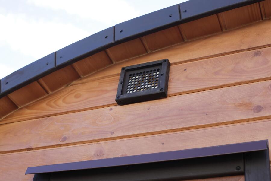 Баня овальная с панорамным куполом 2,4*4 м, две комнаты, фото 20