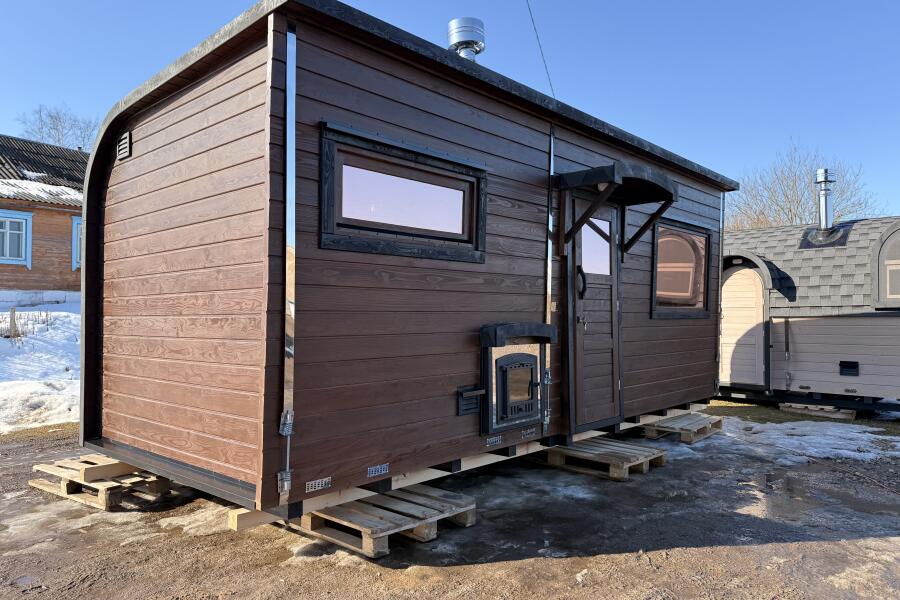 Баня Парус 6 метров с душевой в комнате отдыха, фото 7