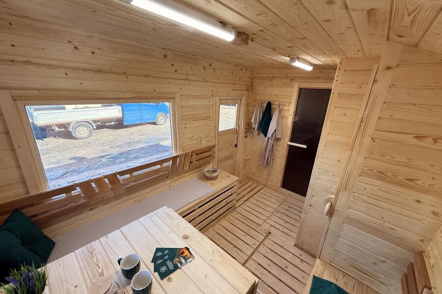 Баня Парус 6 метров с душевой в комнате отдыха, фото 11