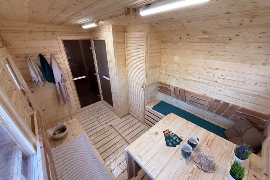 Баня Парус 6 метров с душевой в комнате отдыха, фото 12