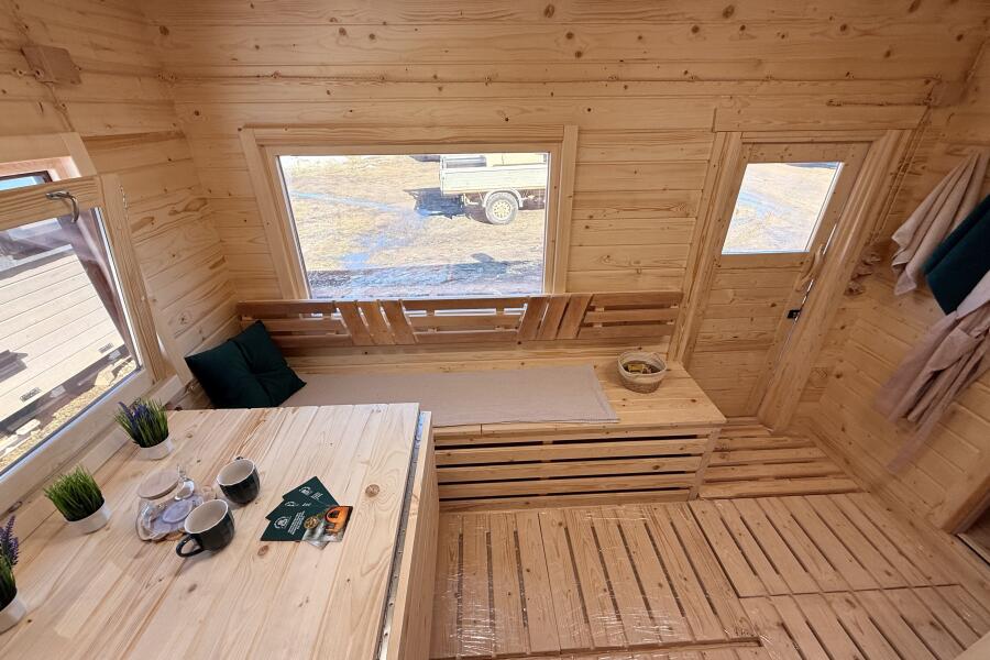 Баня Парус 6 метров с душевой в комнате отдыха, фото 14