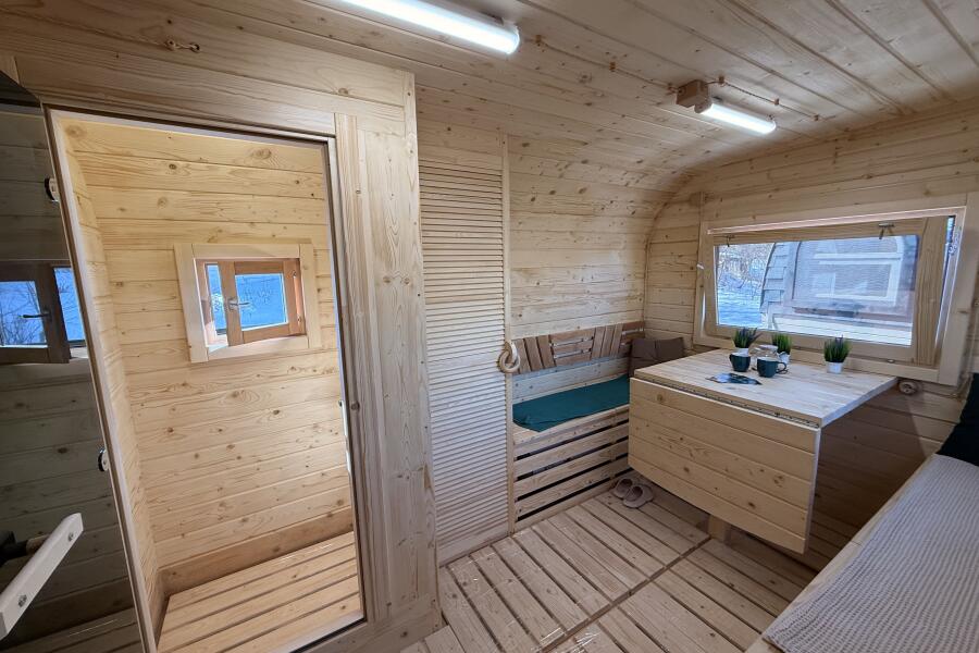 Баня Парус 6 метров с душевой в комнате отдыха, фото 15