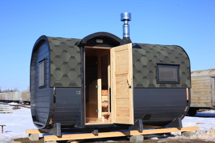 Квадро баня 3,7 метра боковой вход, фото 2