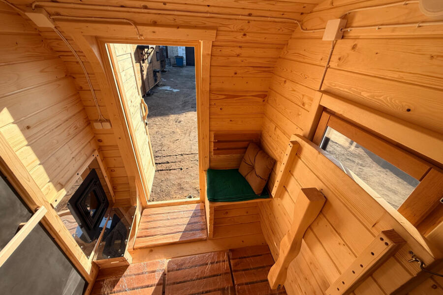 Квадро баня 3,7 метра боковой вход, фото 11
