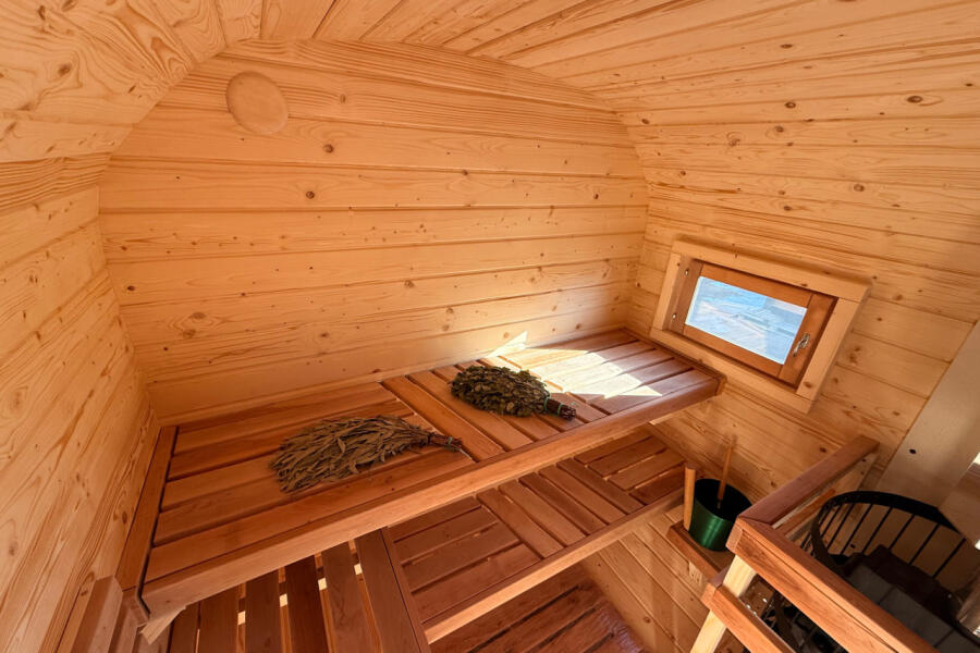 Квадро баня 3,7 метра боковой вход, фото 15