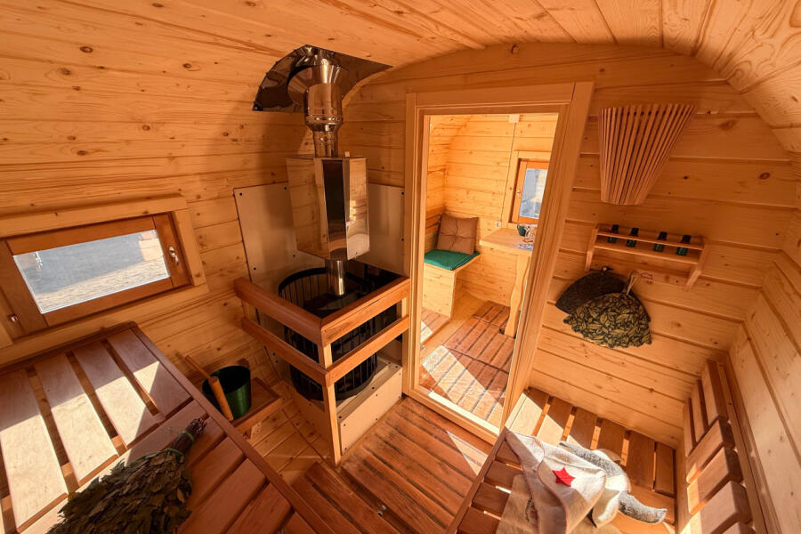 Квадро баня 3,7 метра боковой вход, фото 16