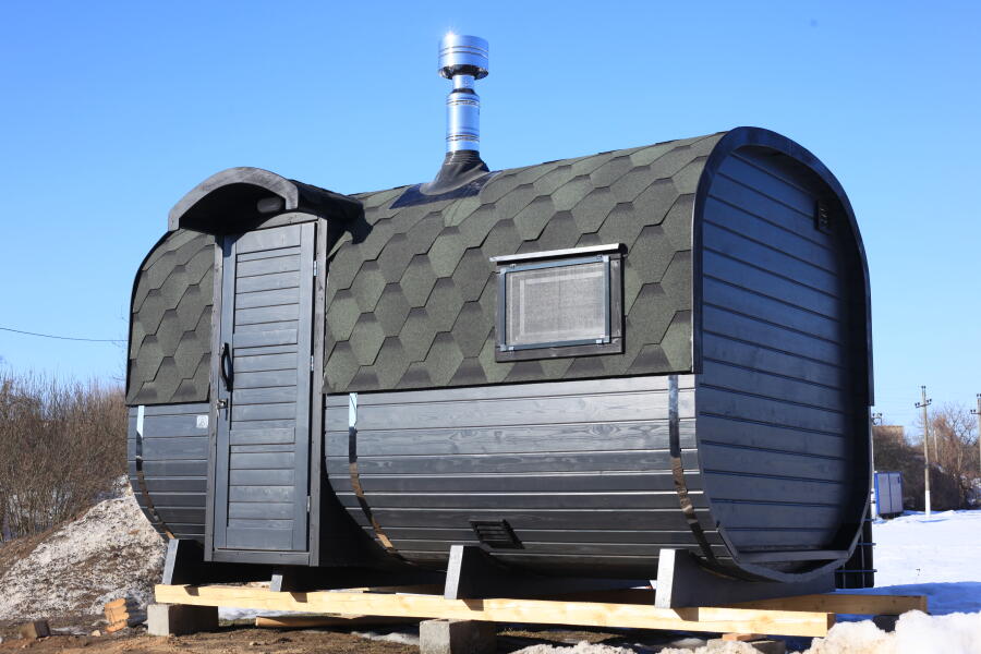 Квадро баня 3,7 метра боковой вход, фото 19