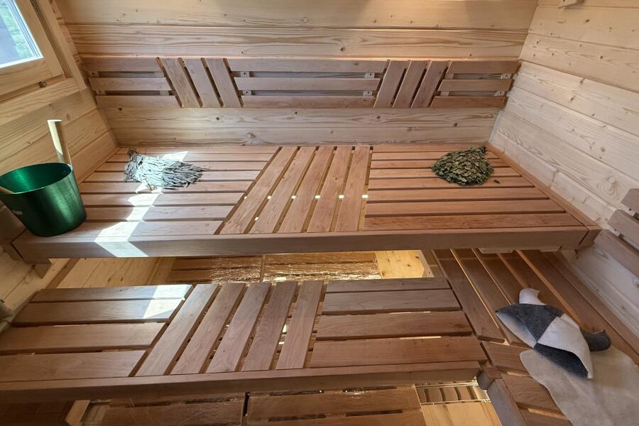 Баня парус 6 метров с душевой и подсветкой, фото 34
