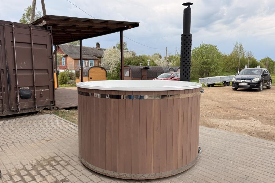Композитная купель TG Spas Laguna 200 см с аэро и гидромассажем цвет тауп, фото 4