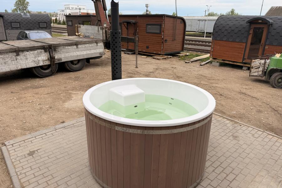 Композитная купель TG Spas Laguna 200 см с аэро и гидромассажем цвет тауп, фото 5