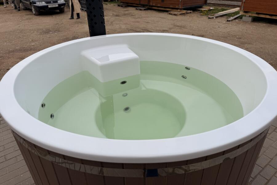 Композитная купель TG Spas Laguna 200 см с аэро и гидромассажем цвет тауп, фото 6
