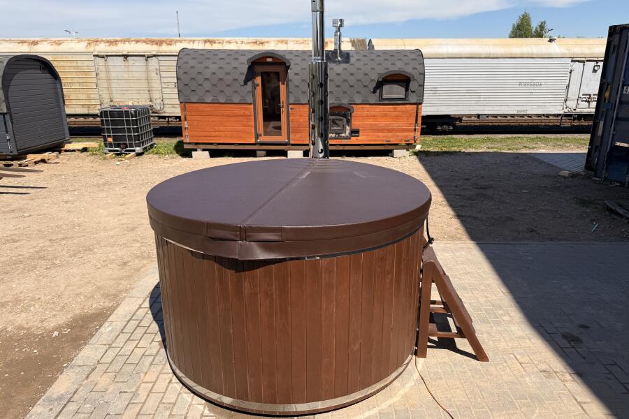 Композитная купель TG Spas Laguna 200 см с аэро и гидромассажем чаша бежевый песок, фото 4