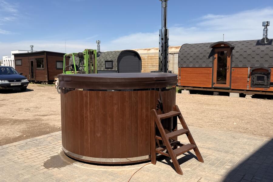 Композитная купель TG Spas Laguna 200 см с аэро и гидромассажем чаша бежевый песок, фото 7