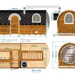 Баня Сундук Премиум Сфера 5 м, фото 4